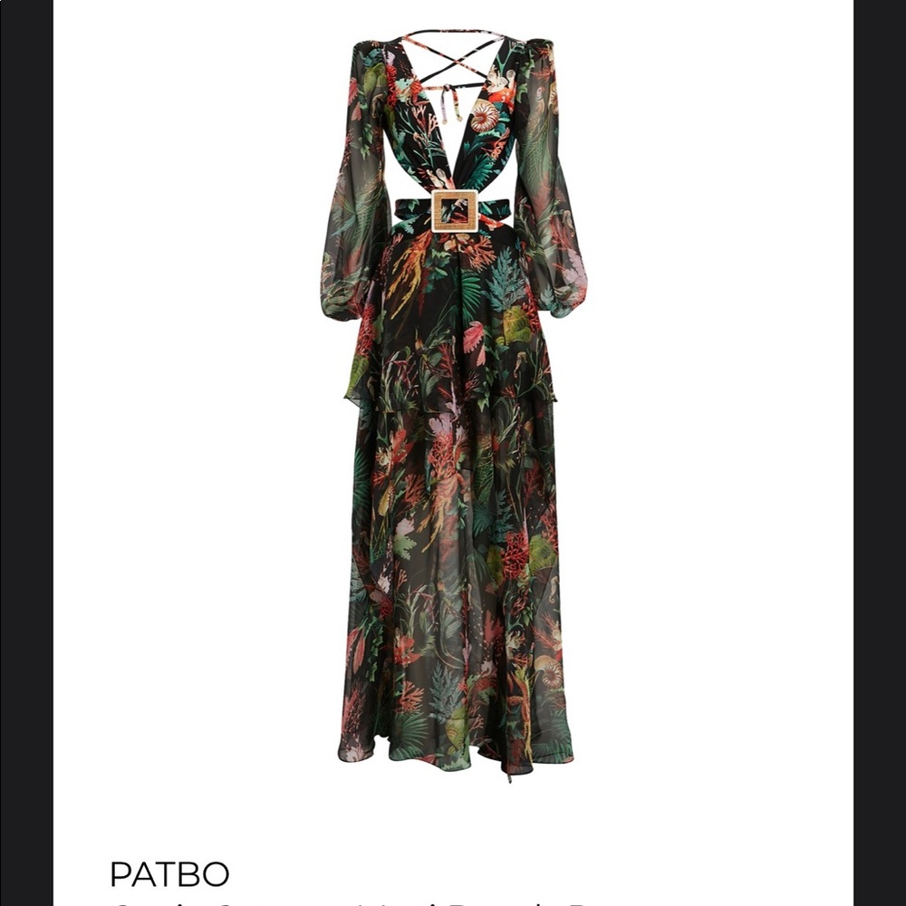 PatBo Oasis Cut- Out Maxi Dress